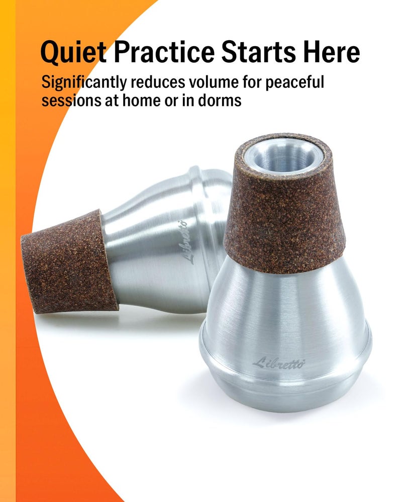 Libretto Trumpet Mute Silencer, AC011-7, Practice Mute, All Aluminum, Excellent for Practice Purpose - Image 2